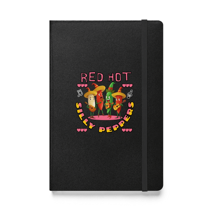 Red Hot Silly Peppers Hardcover Notebook product image (1)