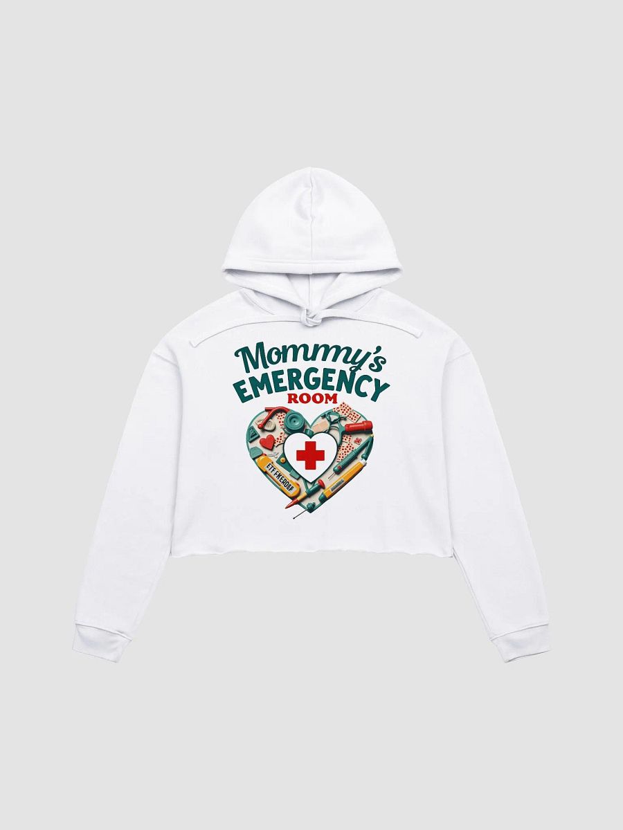 Mommy's Emergency Room Crop Hoodie product image (5)