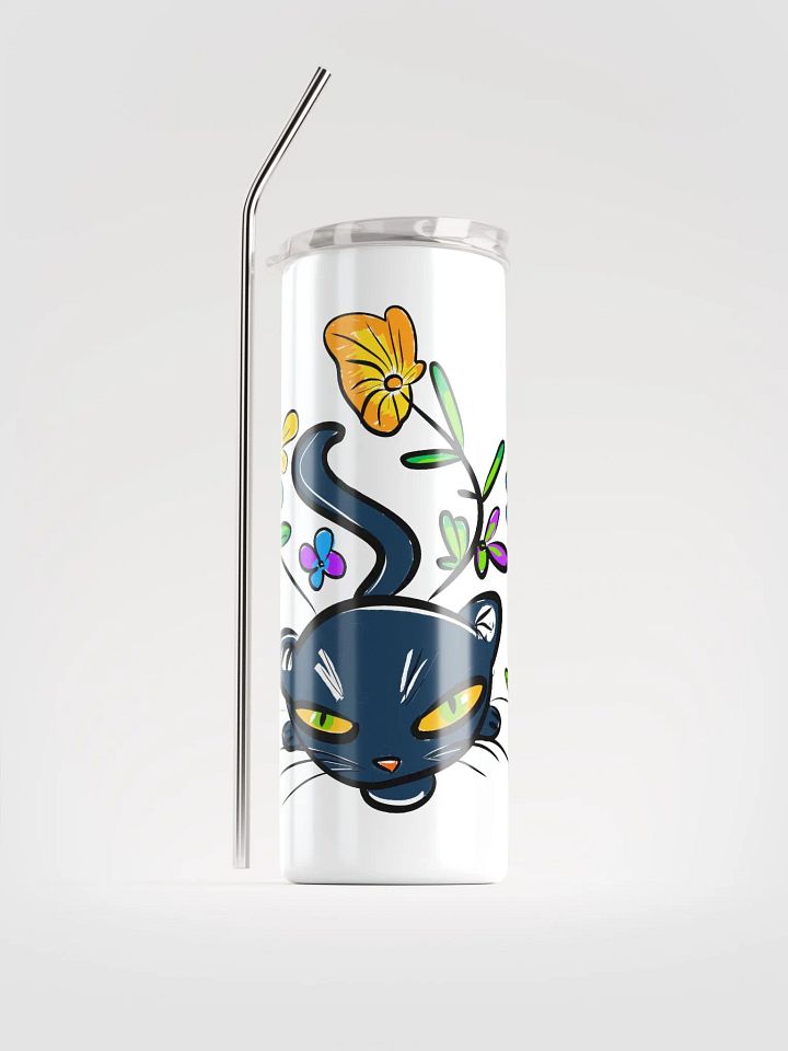 Panther Cat Garden Stainless Steel Tumbler product image (1)