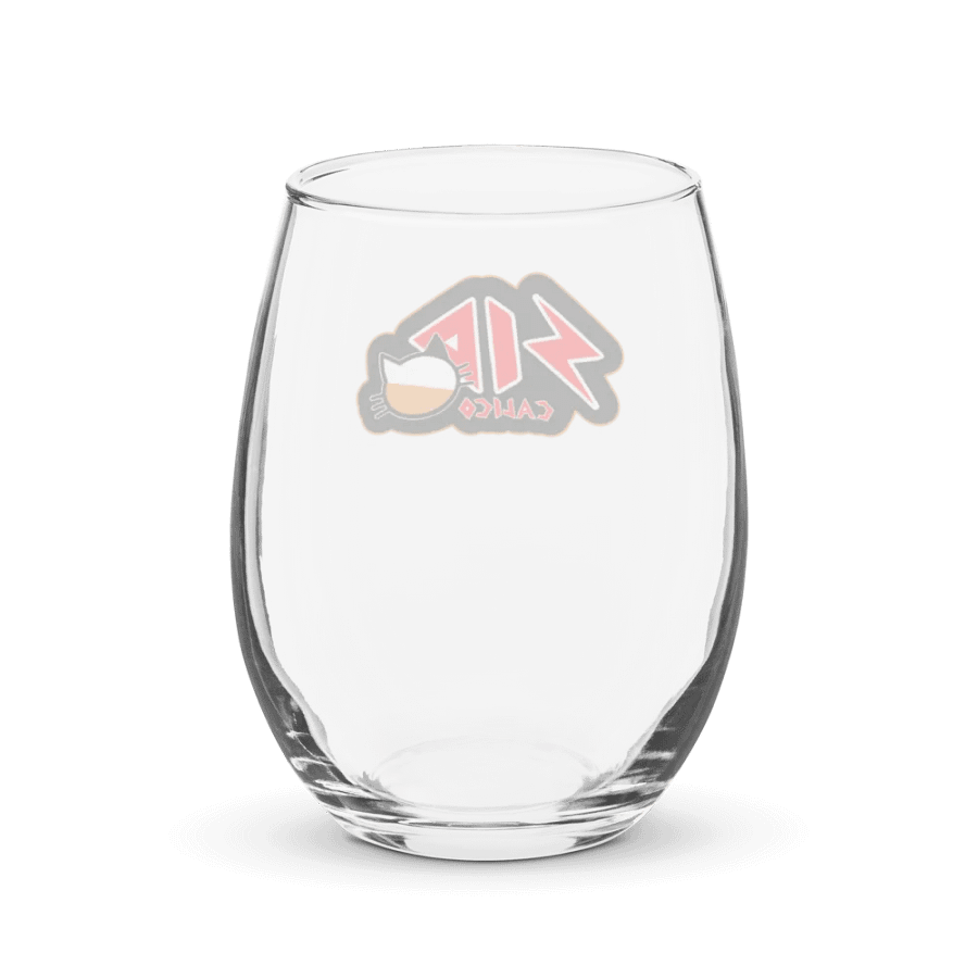 Sid Calico logo wine glass product image (2)