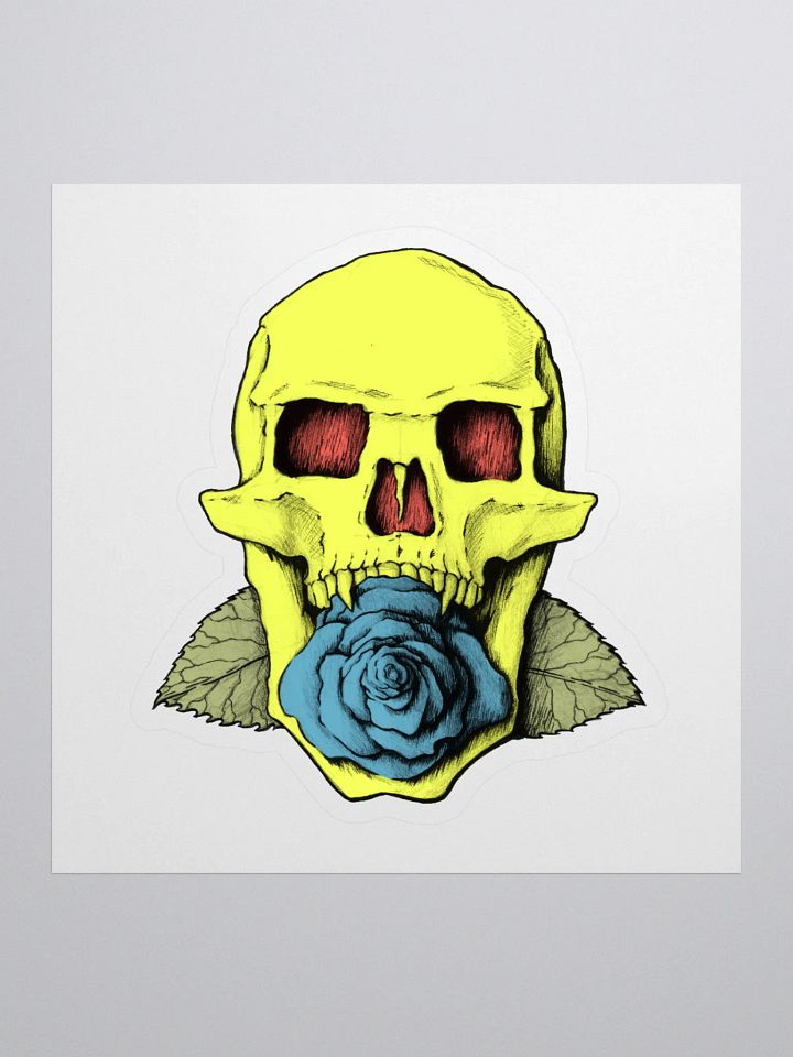 Neon Skull Sticker product image (1)