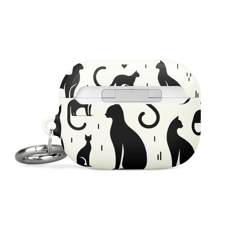 All-Over Print Case for AirPods®: Monochrome product image (7)