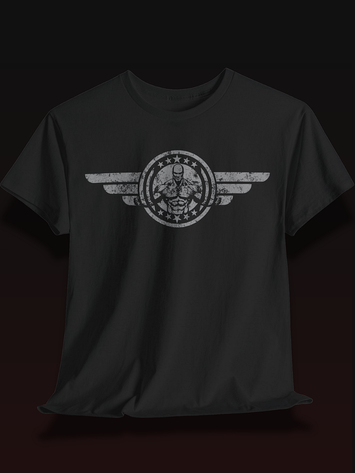 Unleash Your Inner Athlete: Distressed CrossFit Coach Emblem Tee | Power & Grit Fitness Apparel product image (1)