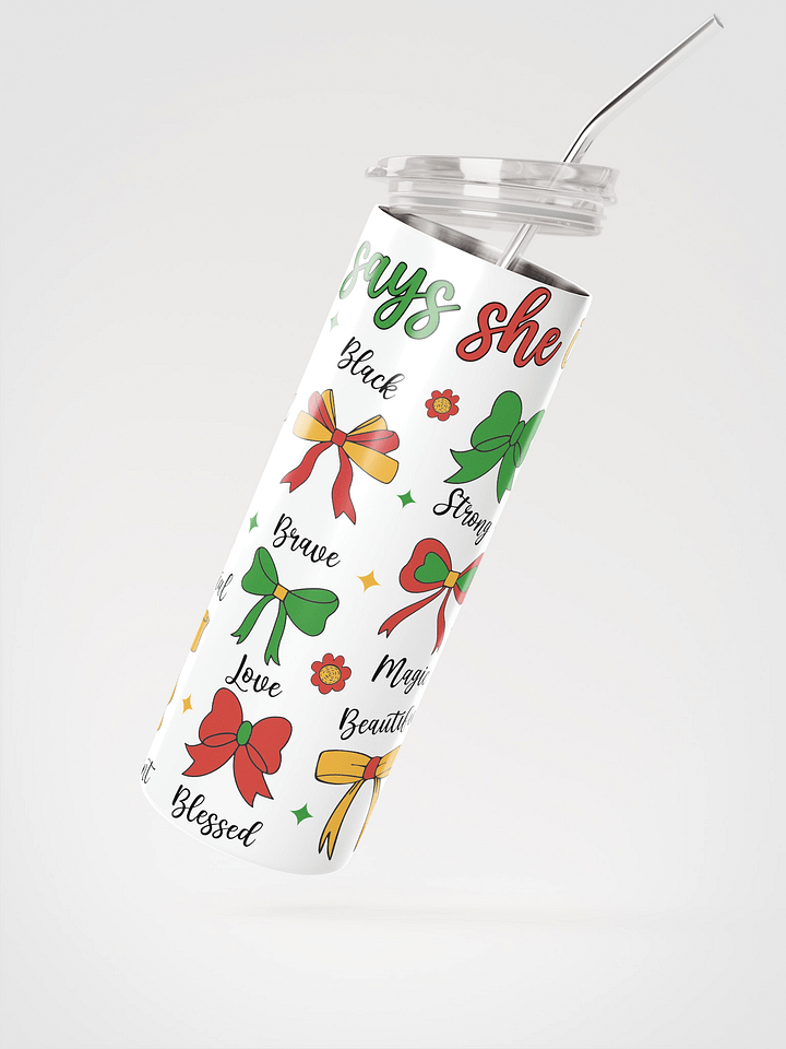 God Says She Is Stainless Steel Tumbler product image (2)