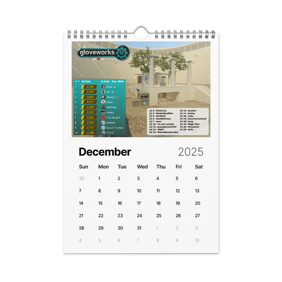 gloveworks calendar 2025 product image (4)