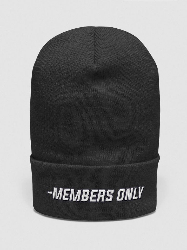 MEMBERS BEANIE product image (1)
