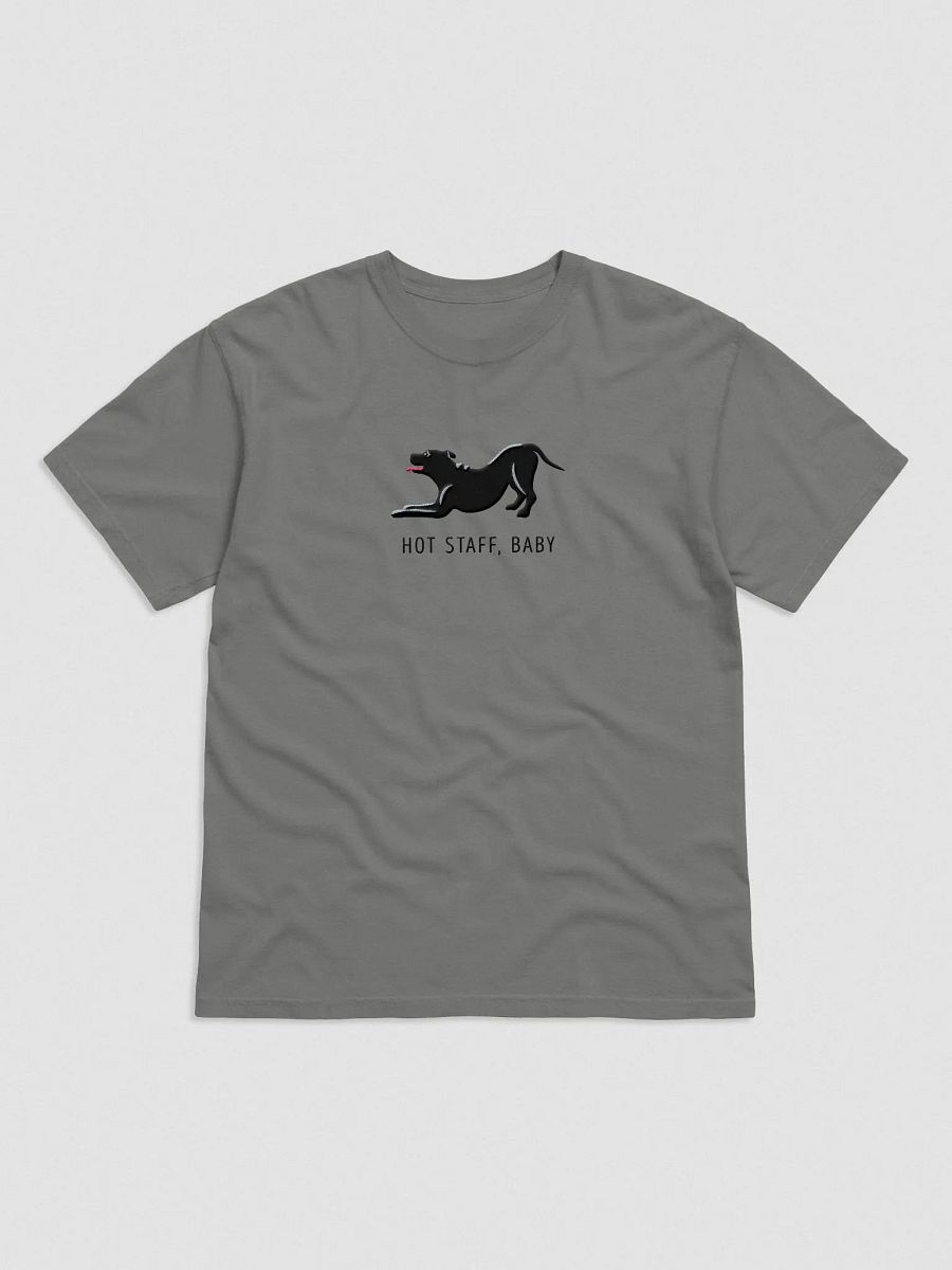 Hot Staff, Baby T-Shirt(Embroidered) of a Staffordshire Terrier(Black) product image (4)
