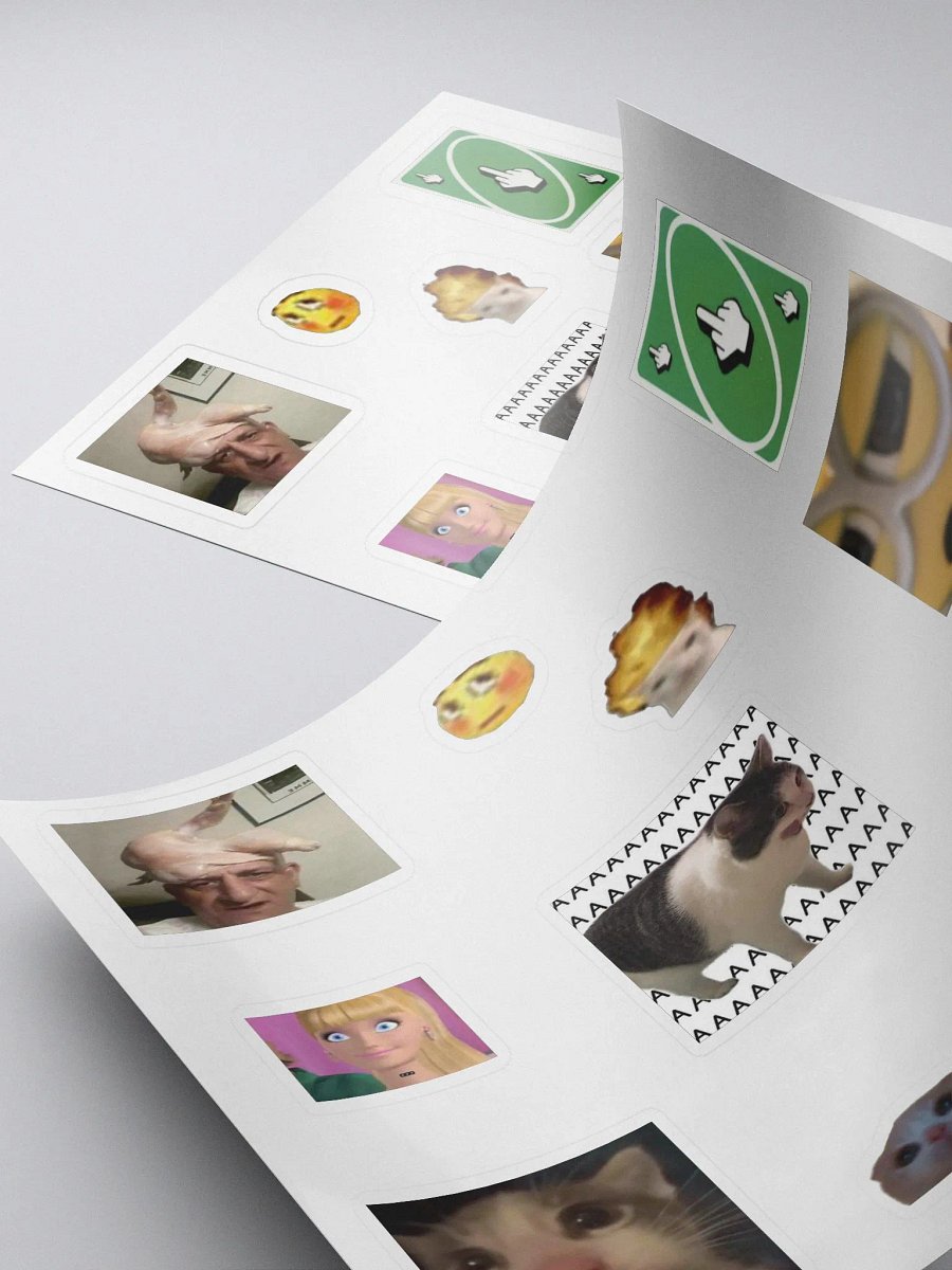 elgrace meme sticker sheet product image (4)