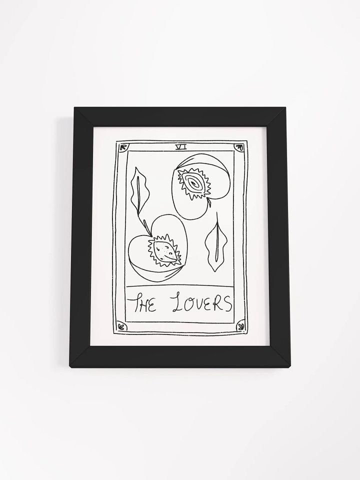 The Peach Lovers Framed Art Print product image (1)