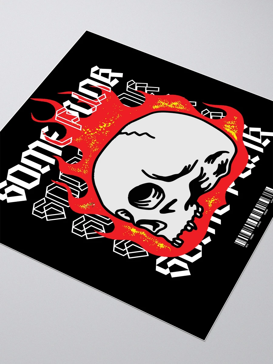 Flaming Skull Sticker product image (3)