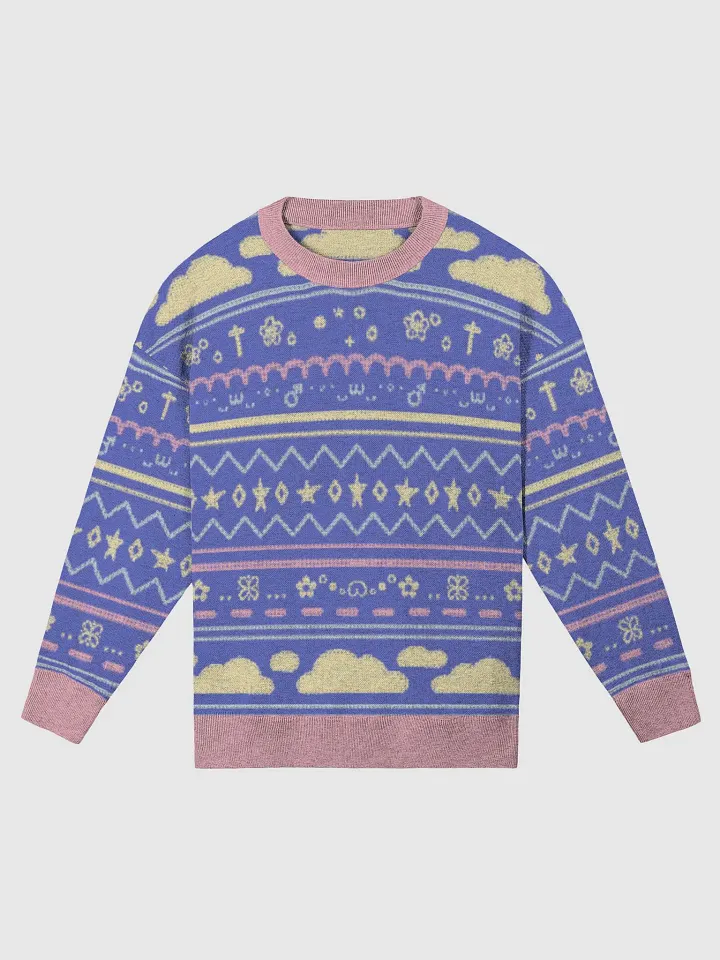 Cloudy Christmas Sweater - Pastel product image (3)