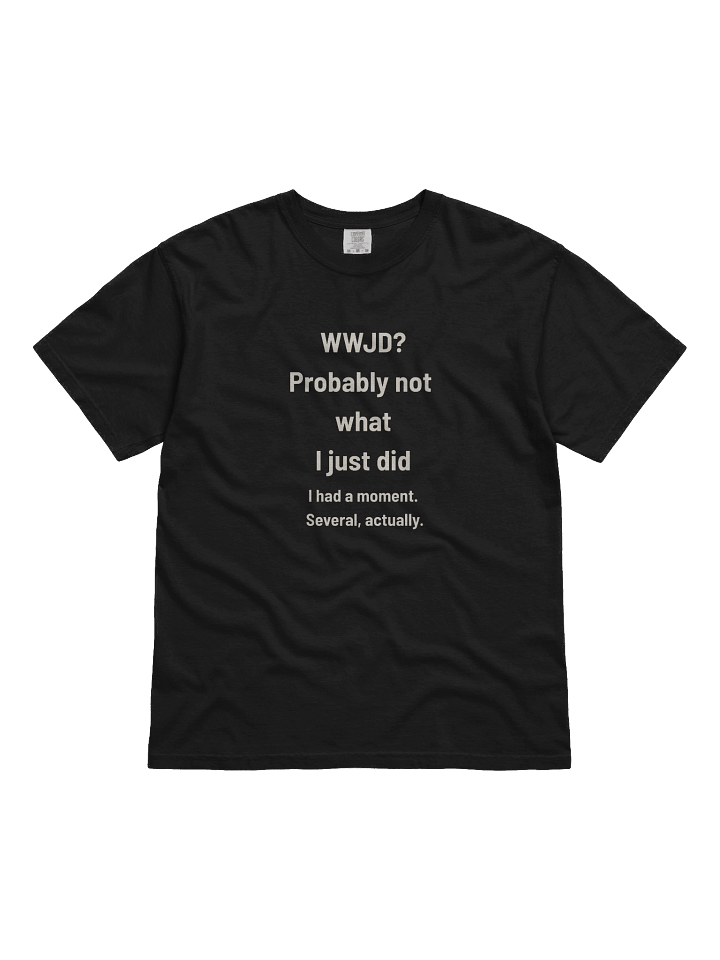 WWJD? Probably Not What I Just Did | Funny Christian Moment T-Shirt product image (8)