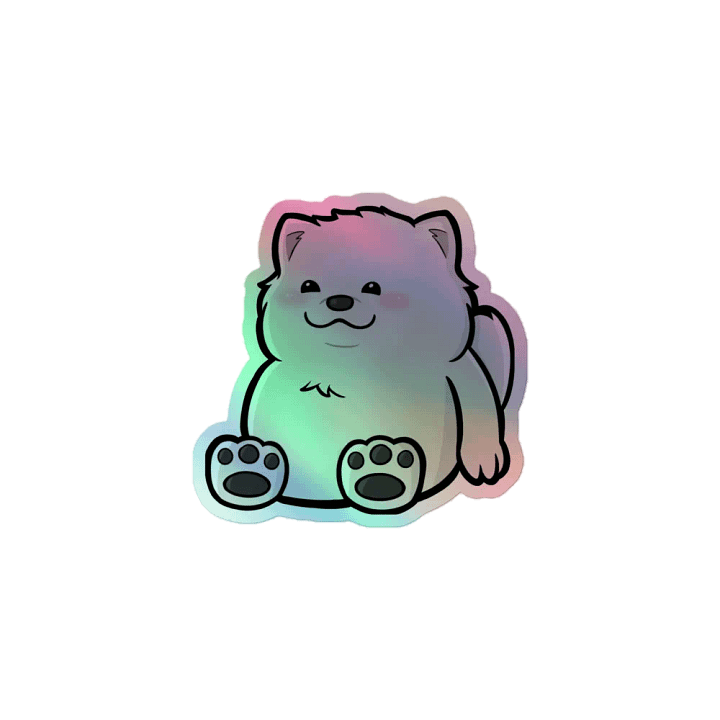Byte Chonk Holographic Sticker product image (1)