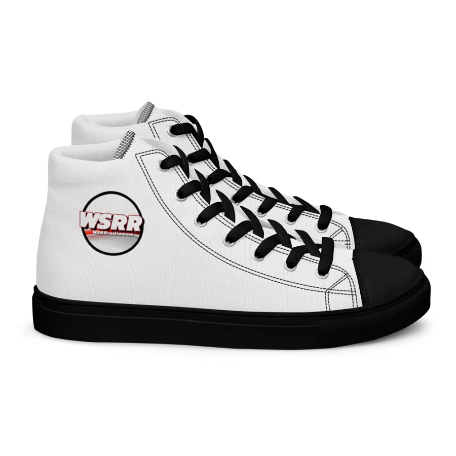 WSRR Logo Men's High Top Canvas Shoes product image (2)