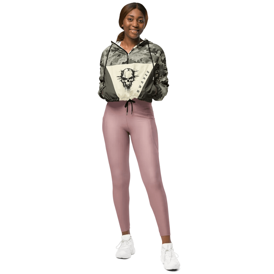 Rebel Gamer Camo Cropped Hoodie Windbreaker product image (8)