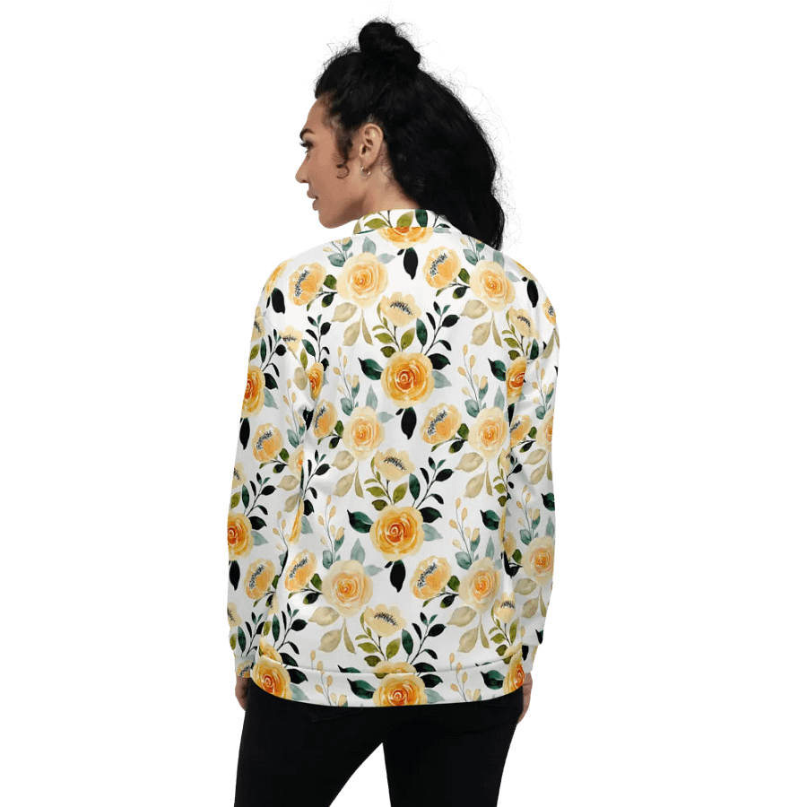 Yellow Rose Delight Bomber jacket product image (7)