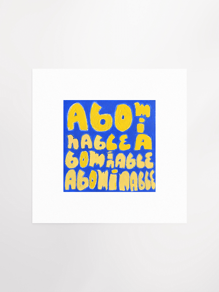 Abominable Print (2nd of 52) (2008) product image (2)