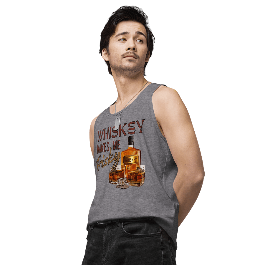 Whiskey Makes Me Frisky Men's Tank Top product image (6)