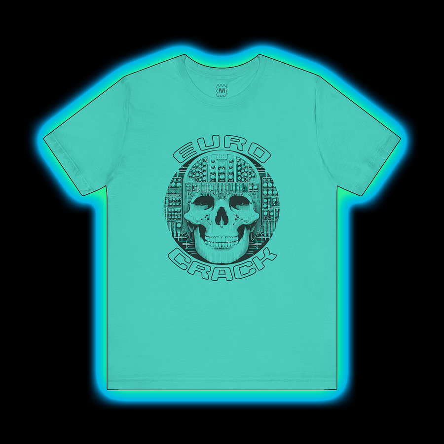 EuroCrack - Modular Synthesizer Eurorack Addict T-Shirt (BLACK PRINT) product image (1)