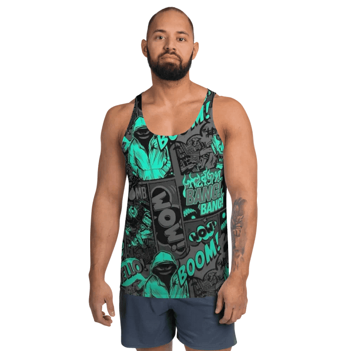 Urban Vibes Comic Tank Top product image (1)