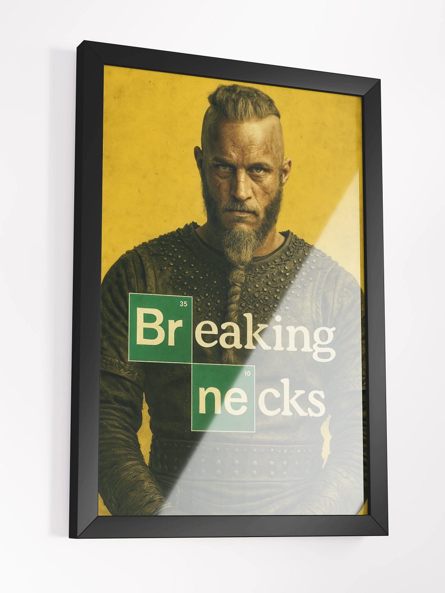 Breaking Necks Ragnar Wood Framed Matte Poster product image (15)