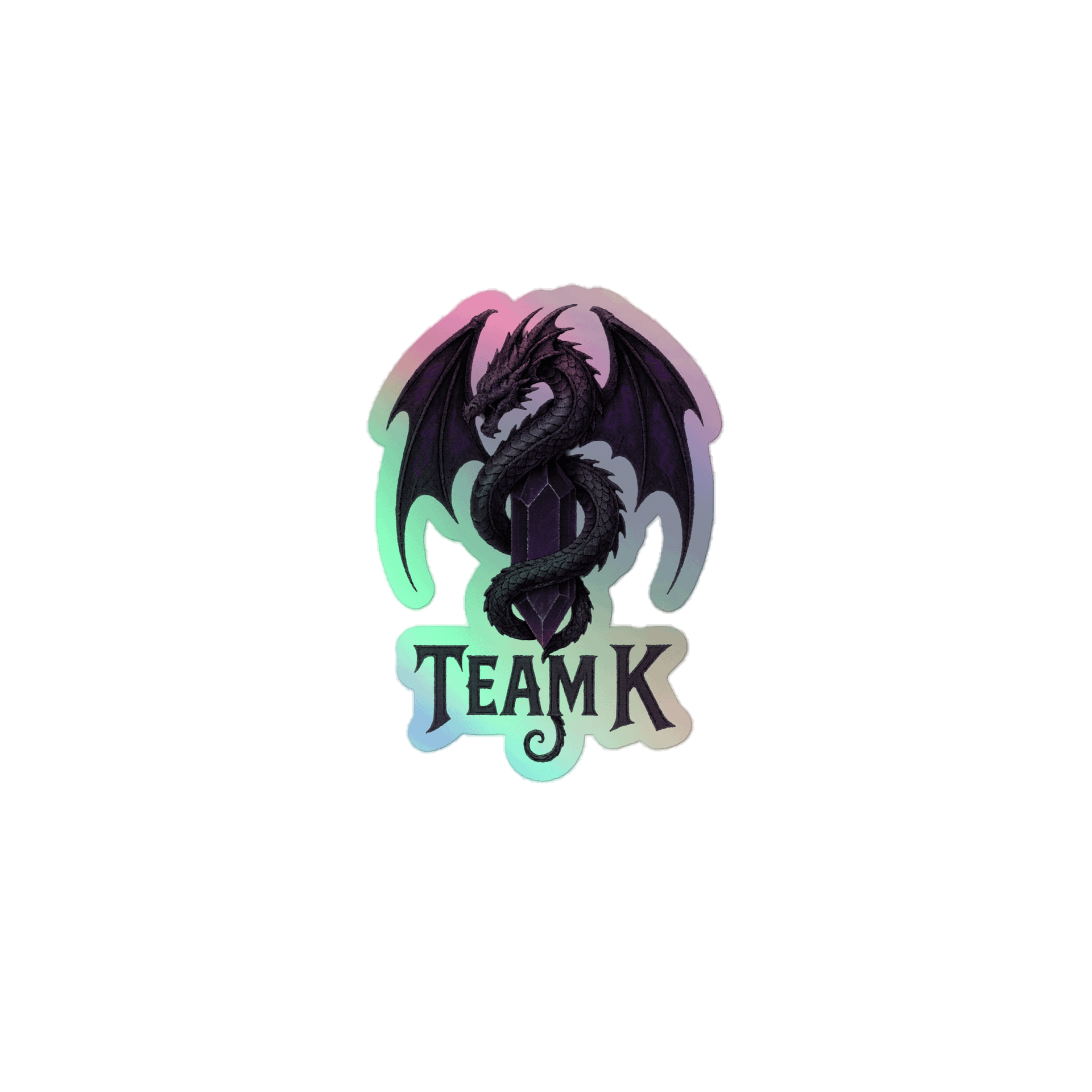 Team K V-4 HOLOGRAPHIC" STICKERS product image (1)
