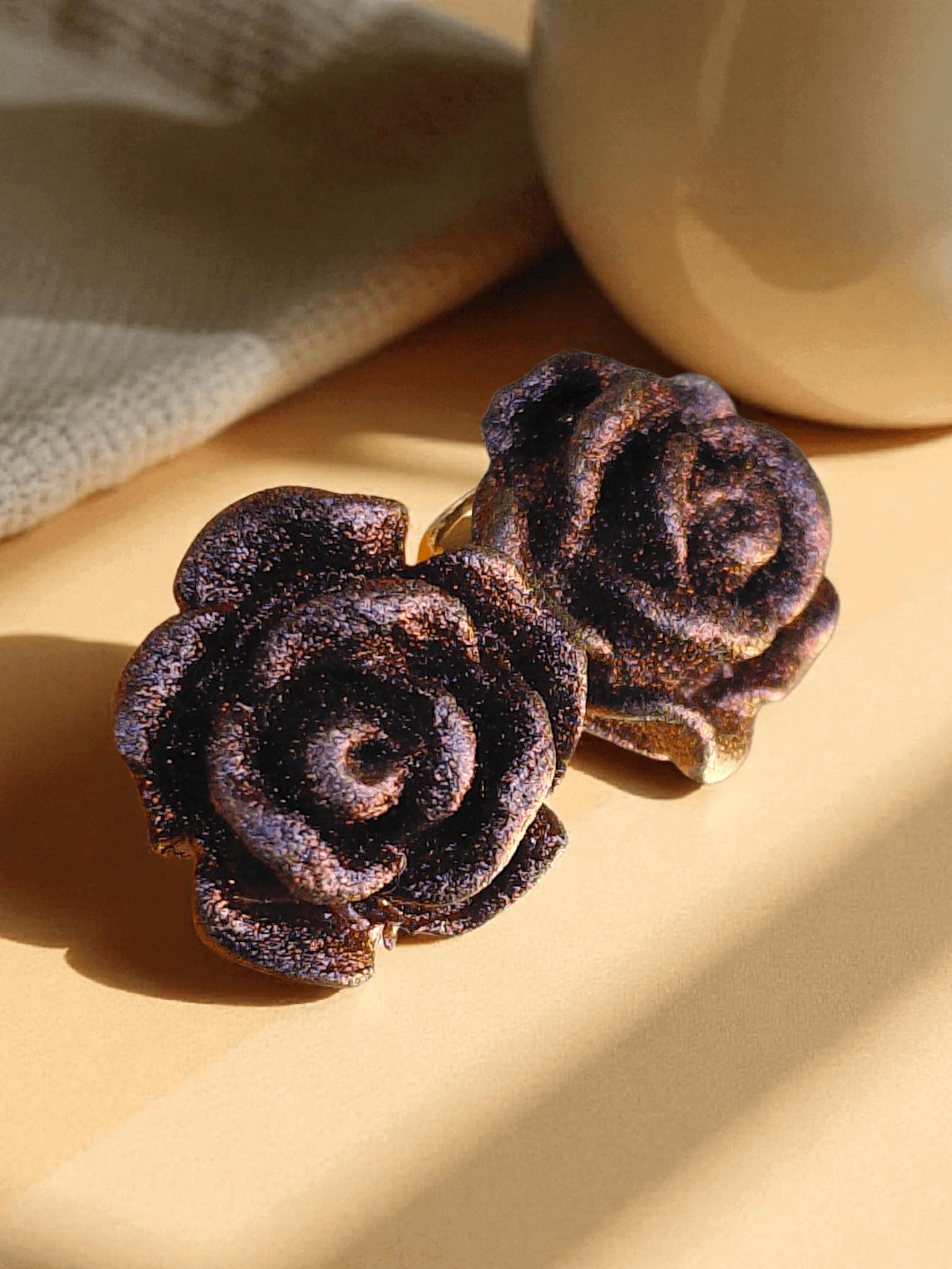 Copy of Rose Studz Earrings (Red Wine) product image (1)