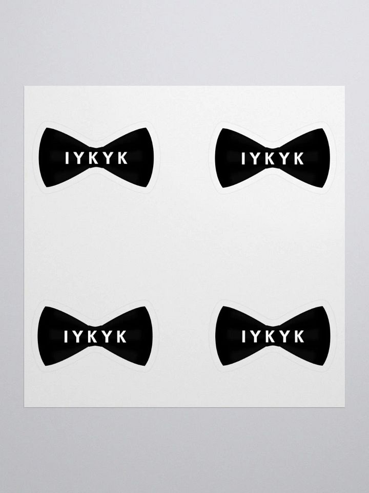 IYKYK Bow Tie Stickers product image (3)