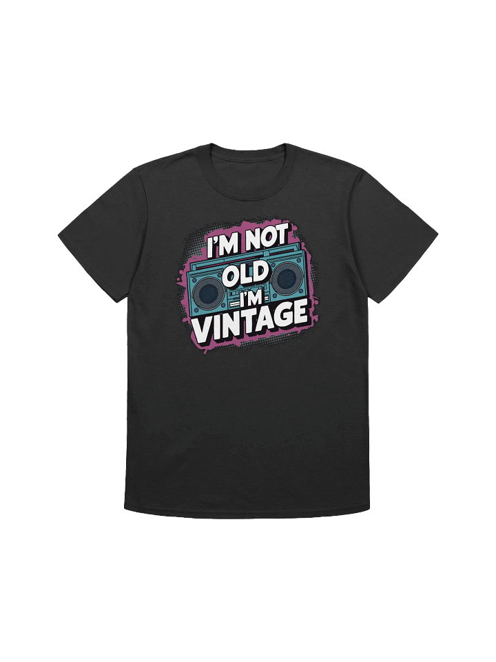 Retro Vintage - Old-School Cool: A Boombox Tribute T-Shirt product image (1)