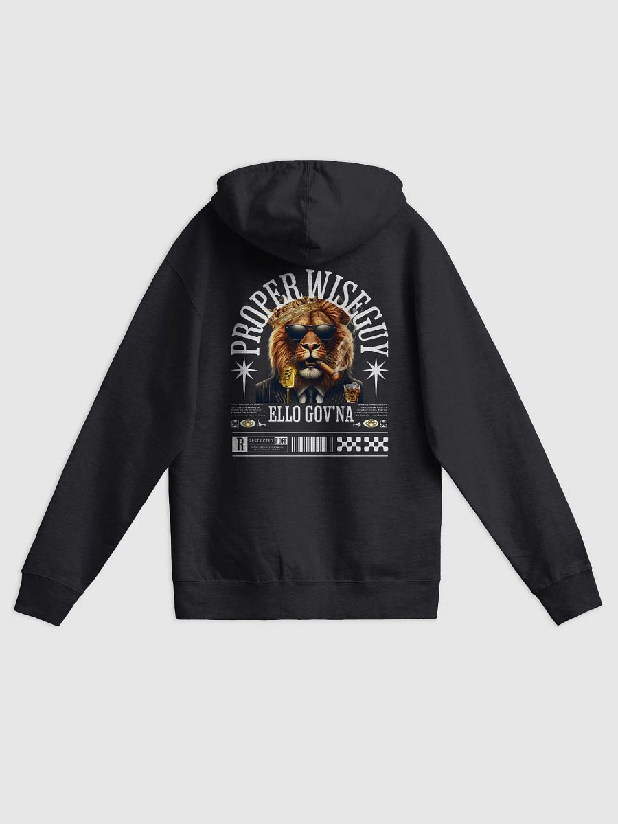 Proper Wiseguy Ello Gov'na Zip Up Hoodie 1st Edition Logo on Back product image (1)