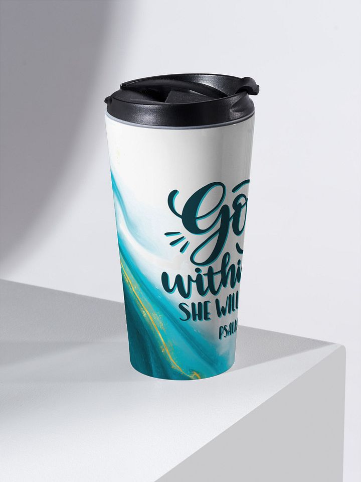 Divine Strength Stainless Steel Travel Mug product image (2)