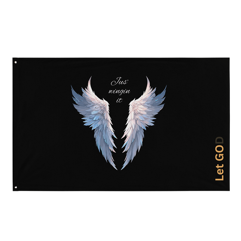 Divine Wings All-Over Print Flag