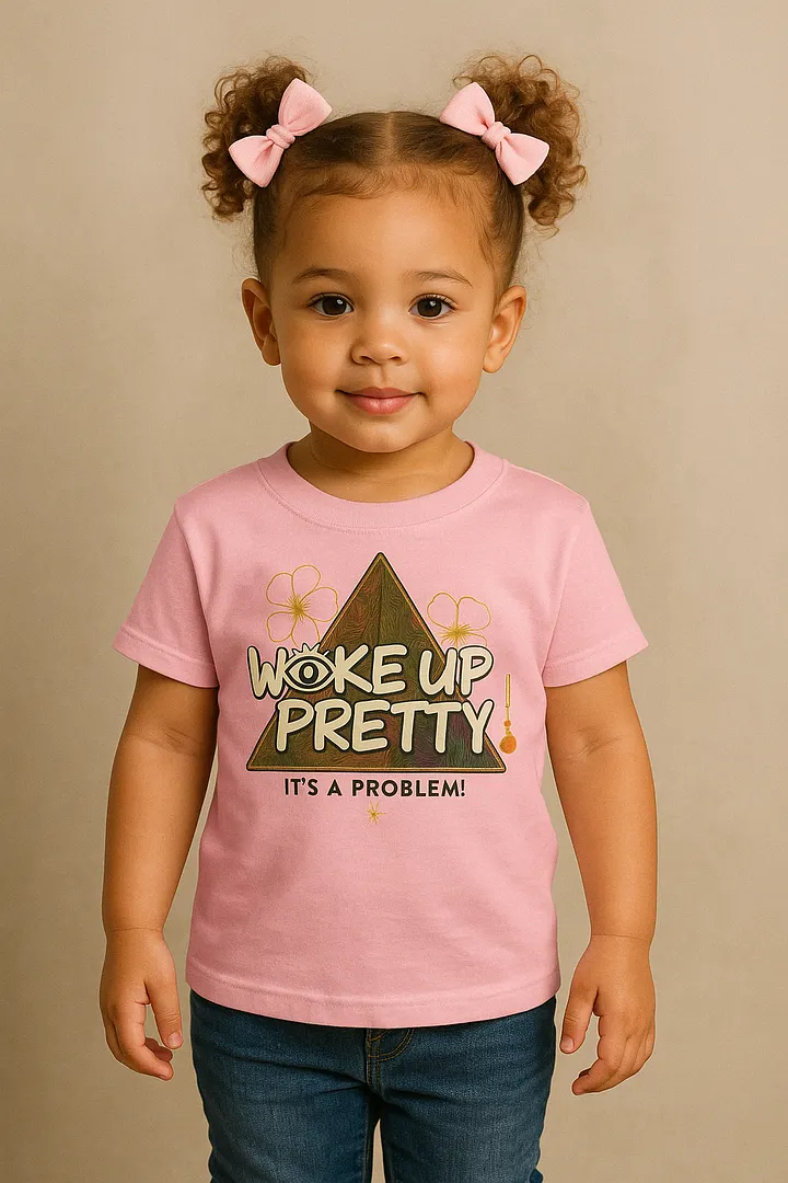 “WOKE UP PRETTY” – Toddler Bella+Canvas Tee product image (1)