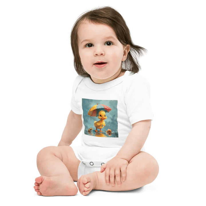 Whimsical Duckling and Friends Baby Onesie product image (2)