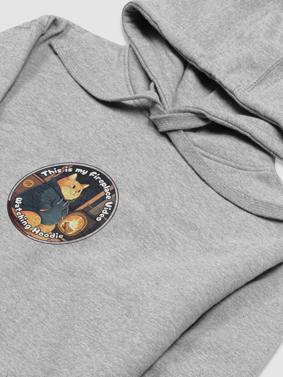 Cozy Cat - This is my Fireplace Video Watching Hoodie | Hoodie product image (3)