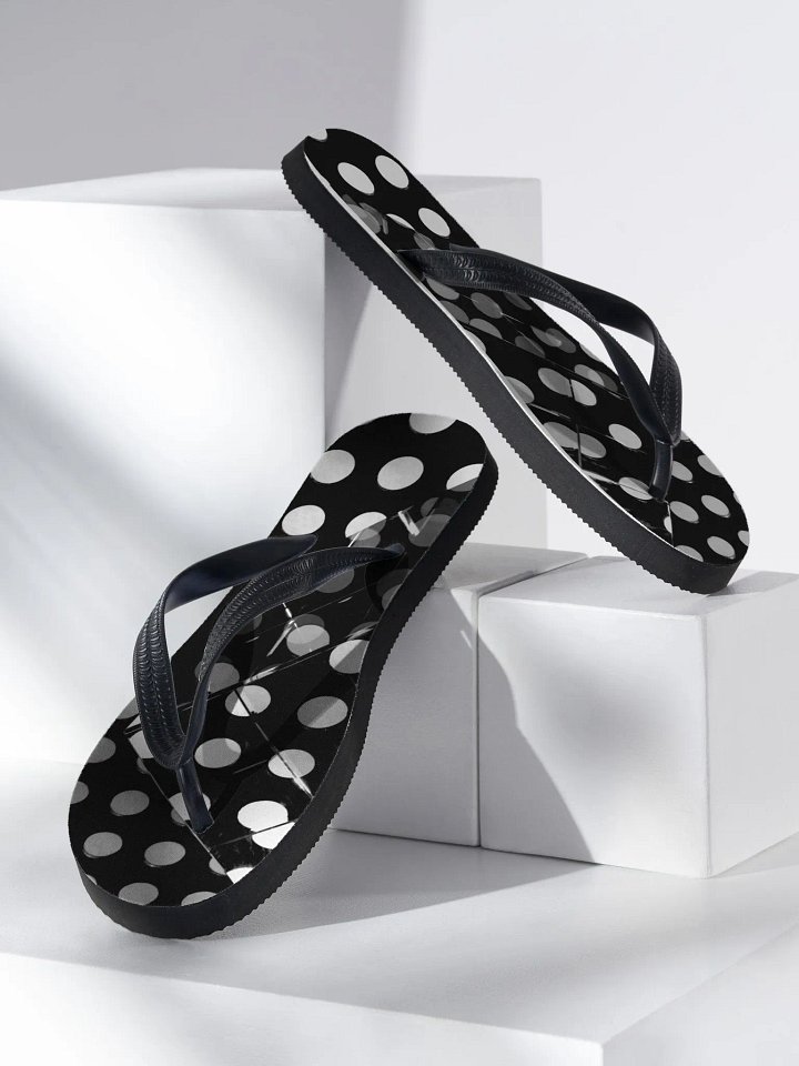 Flip Flop Cube Design Slipper Unique Design. product image (2)