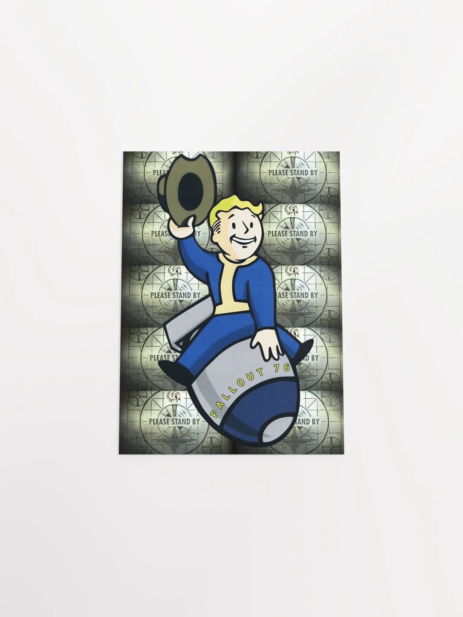 Fallout 76 Vault Boy Nuke Rider Poster product image (4)