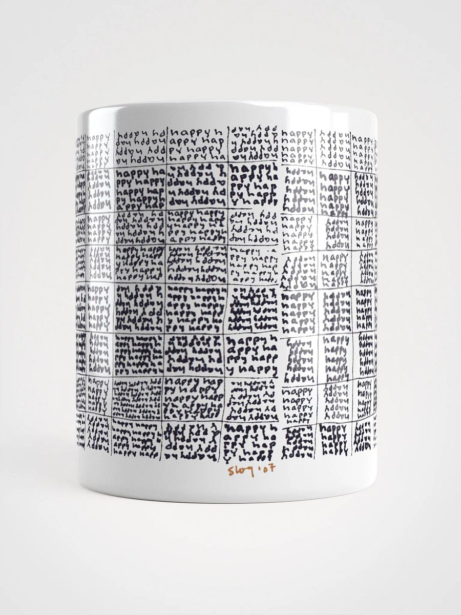 Happy White Glossy Mug product image (1)