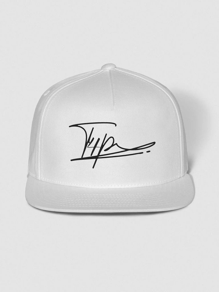 T4P Flat Snapback - White/Black product image (1)
