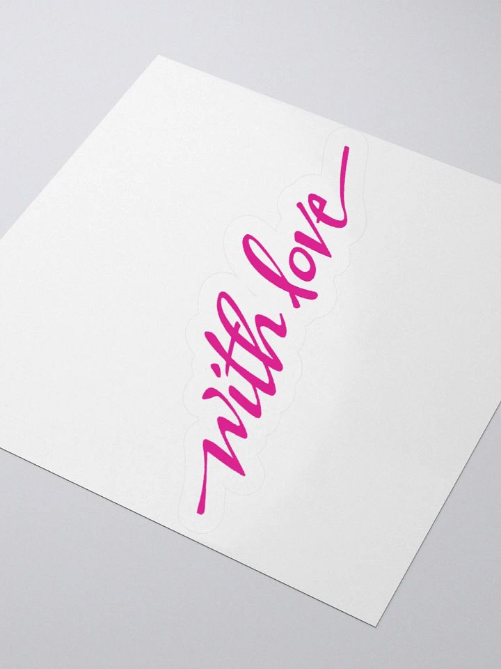 With Love Sticker product image (1)