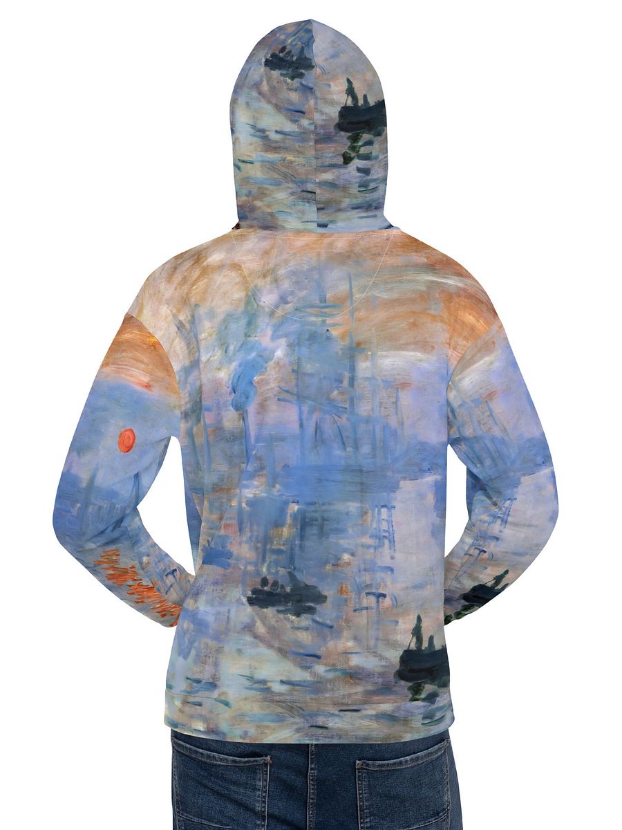 Sunrise All-Over Print Recycled Unisex Hoodie product image (6)