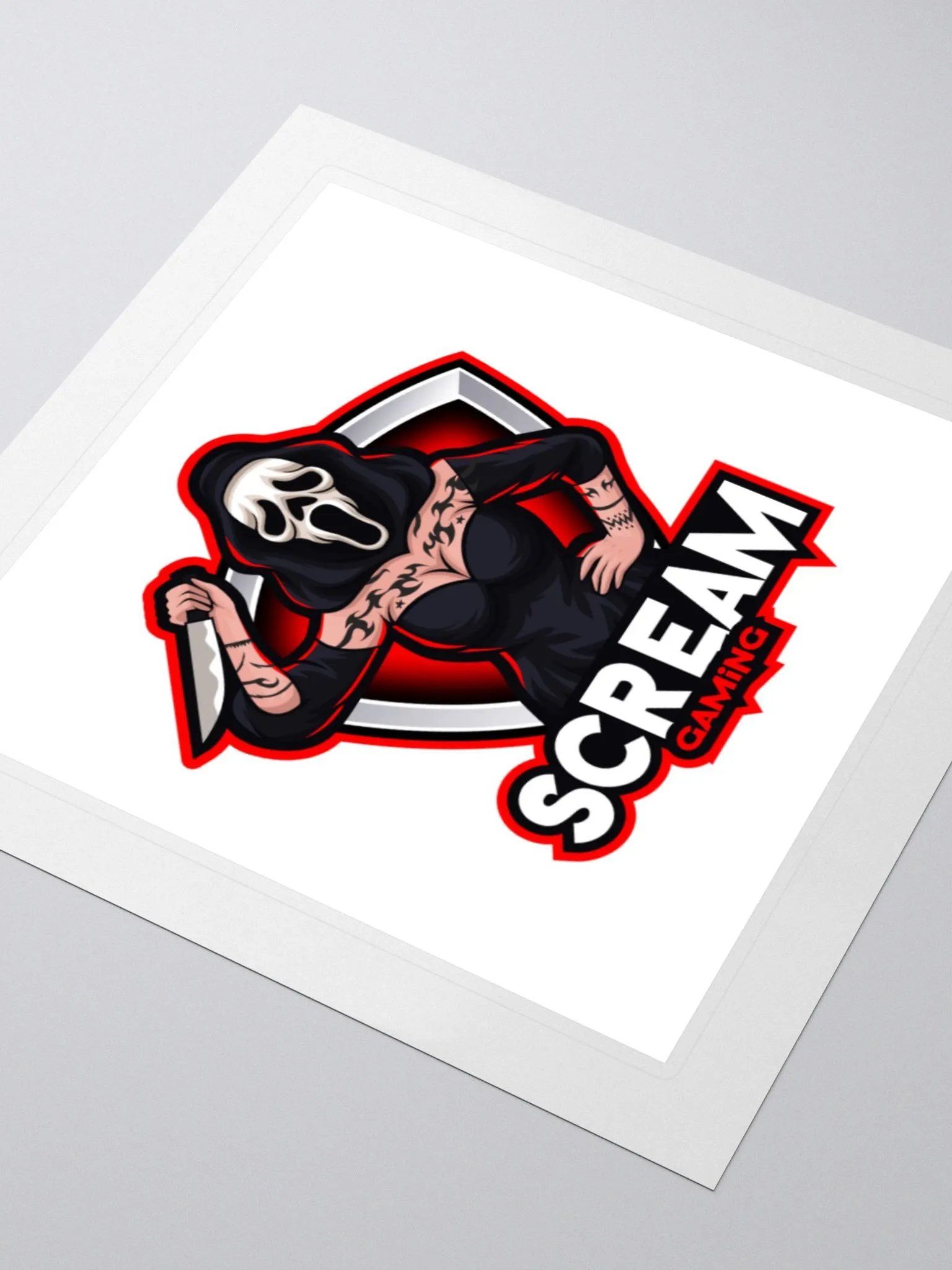 Scream Gaming Kiss Cut Stickers product image (3)