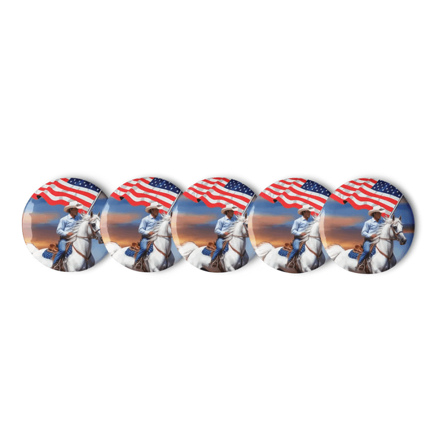 Ride for Freedom Pin Button Set product image (1)