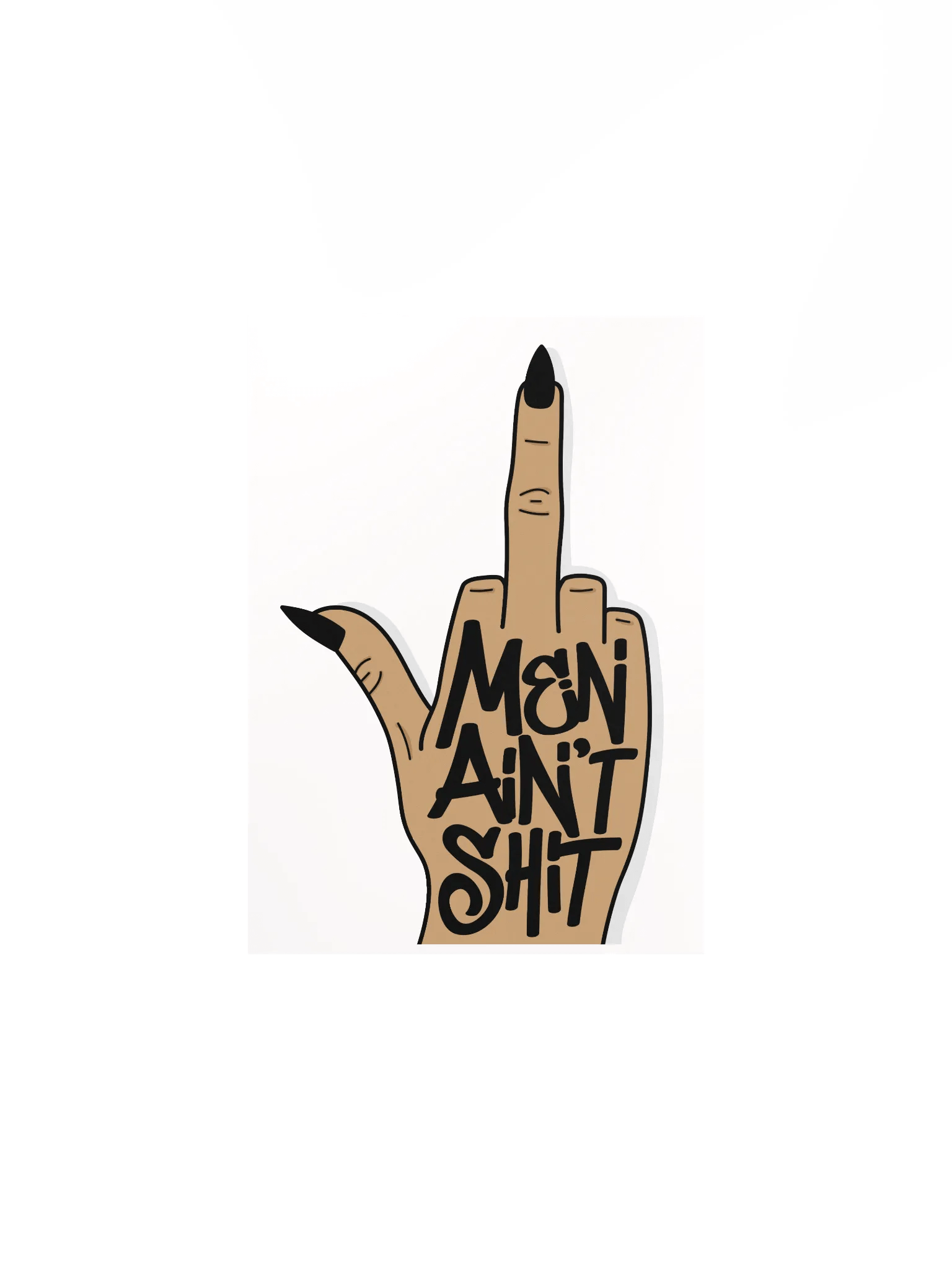 Men Ain't Sh*t Print | Funny Merch product image (1)