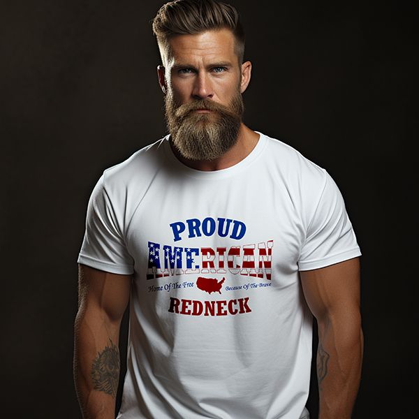 Proud American Redneck T-Shirt product image (5)