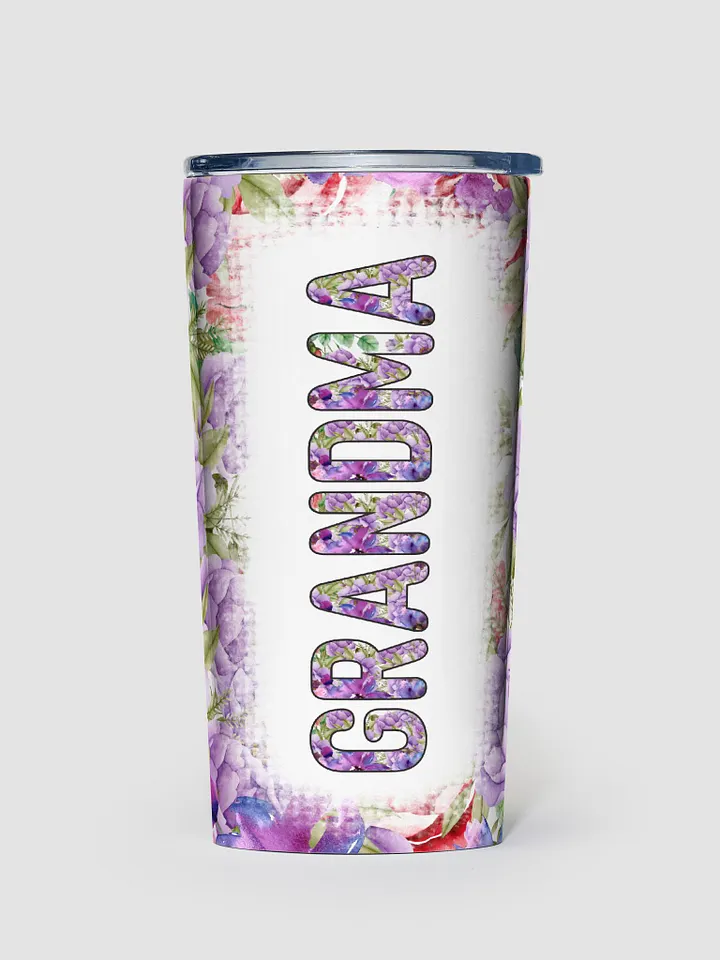 Grandma Tumbler Gift from Grandkids for Mothers Day Gift, Best Grandma Gift Cute Grandma Travel Cup Grandkids Gift product image (1)