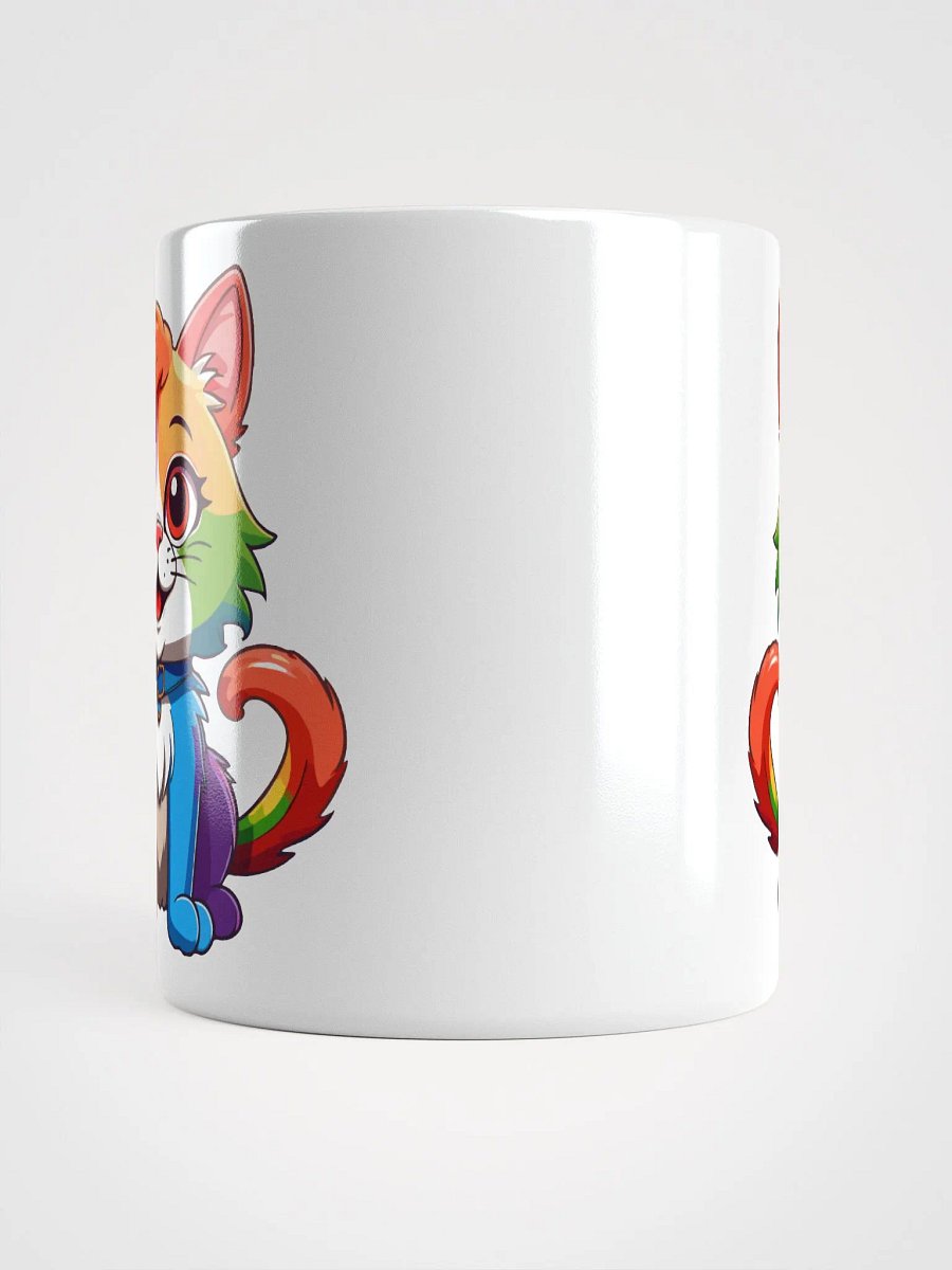 Cute Rainbow Color Cat 9 , Mug product image (10)