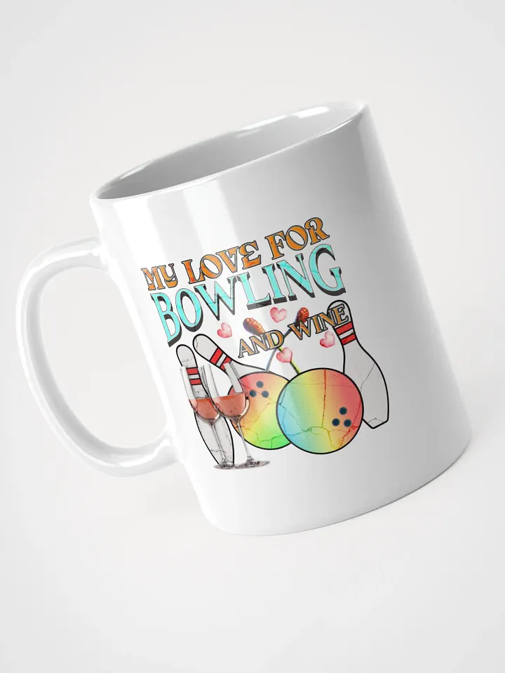 My Love For Bowling And Wine Lover's Delight Mug product image (2)