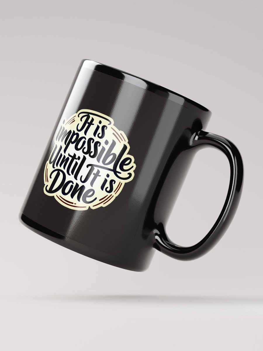 Motivational Quote Black Glossy Mug product image (3)