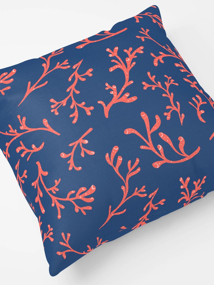 Coral and Navy Pillow product image (3)